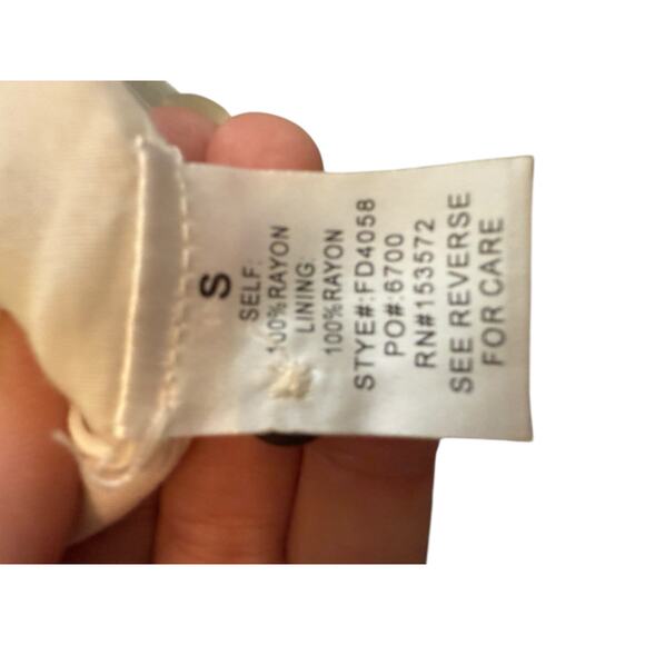 Böhme Black & White Gingham Button-Front Short Sleeve Dress – Size Small - Picture 4 of 7